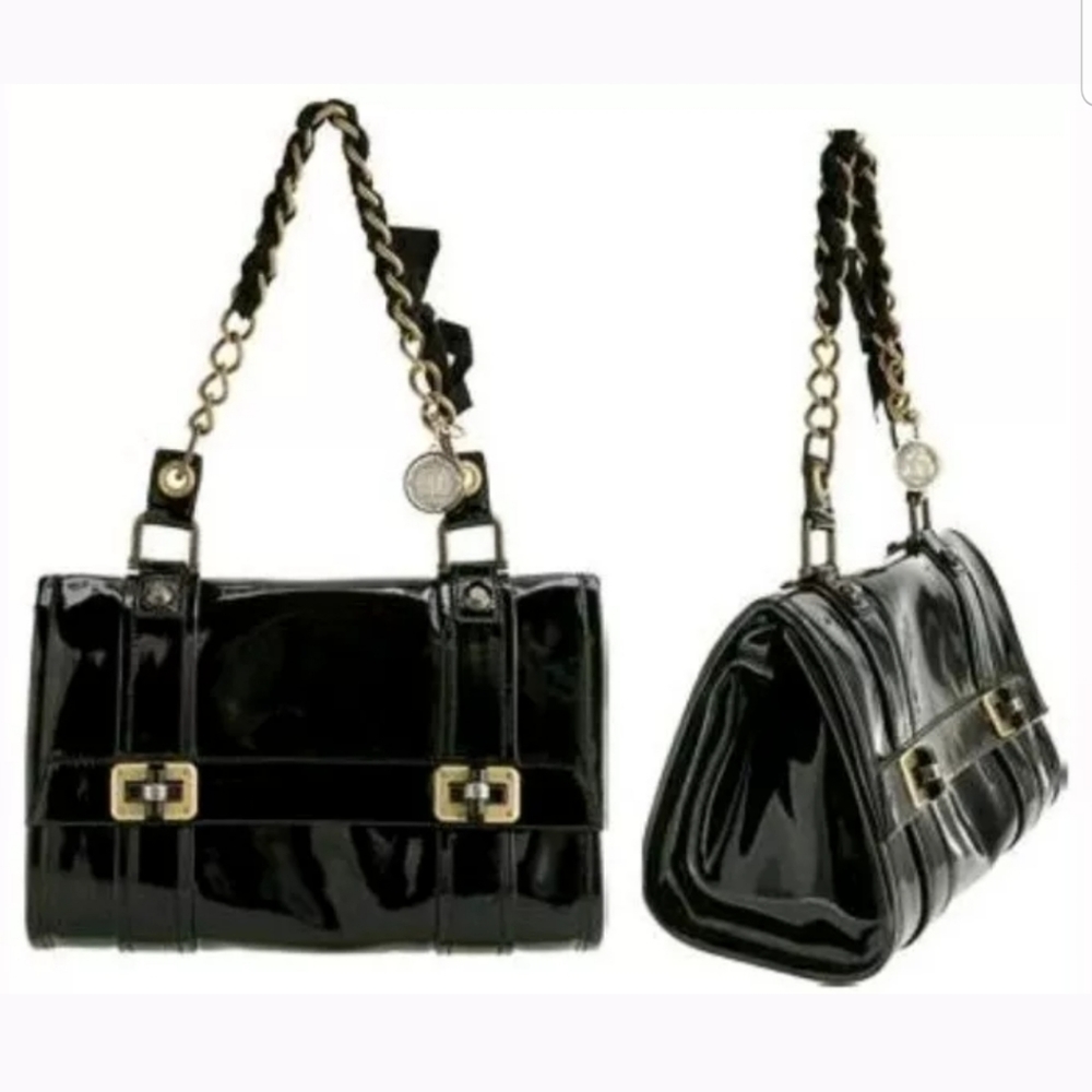 Now on Sale Lanvin Rodeo Blk Patent Leather Purse